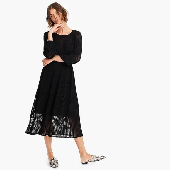 NWT J.Crew Point Sur fine knit sweater dress